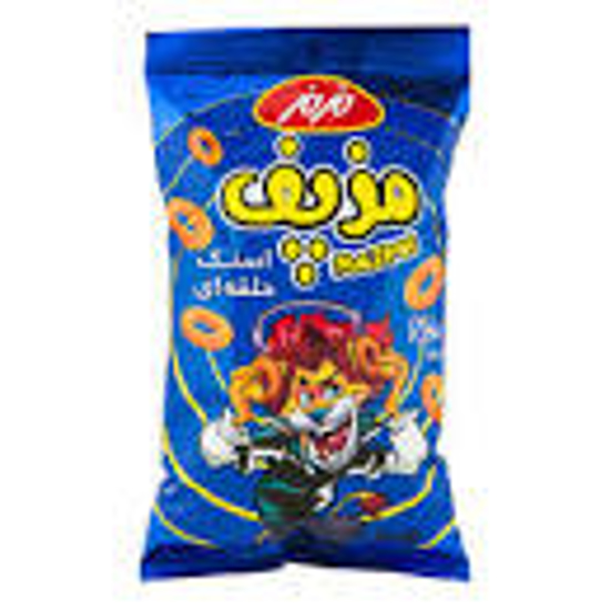 تصویر از اسنک حلقه ای پنیری مزمز 18ف 85 گ