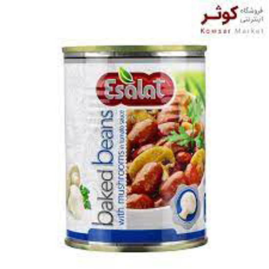 تصویر از خوراک لوبیا با قارچ اصالت