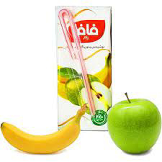 تصویر از آب میوه سیب موزفافا