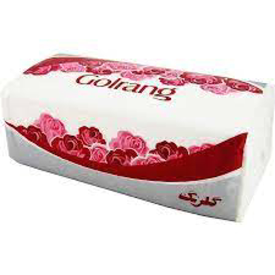تصویر از دستمال کاغذی 250برگ گلرنگ