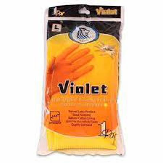 تصویر از دستکش ساق بلند ویولت بزرگ