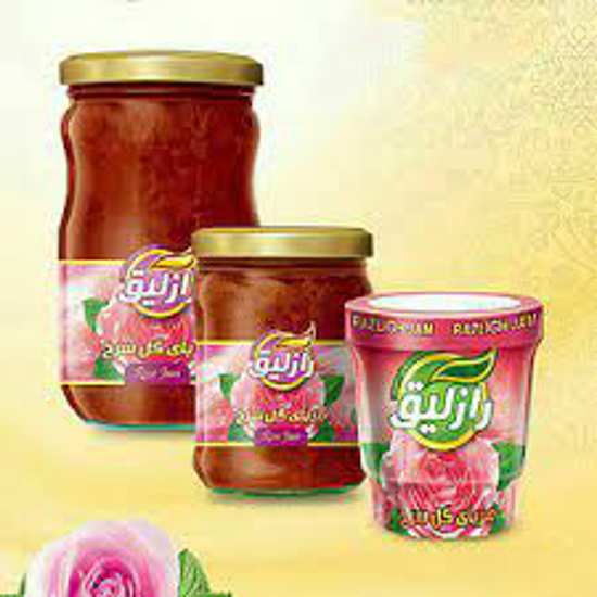 تصویر از مربای گل سرخ لیوانی 23ف رازلیق