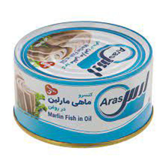 تصویر از کنسرو ماهی مارلین در روغن گیاهی 180گرم