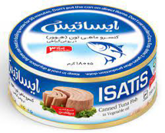تصویر از تن ماهی 180گ ایساتیس