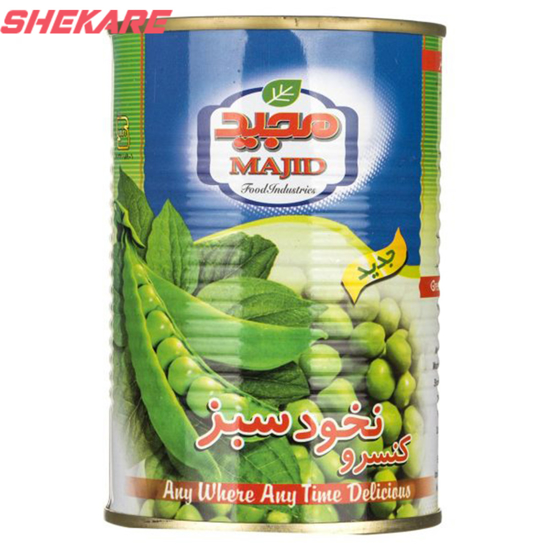تصویر از کنسرو نخود سبز400گ مجید