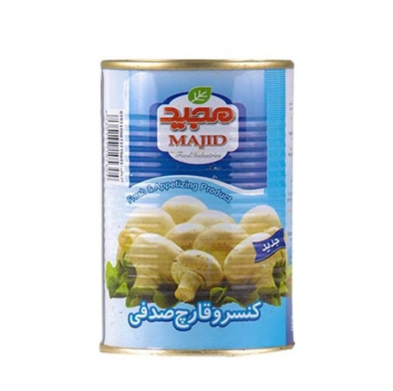 تصویر از کنسرو قارچ صدفی مجید