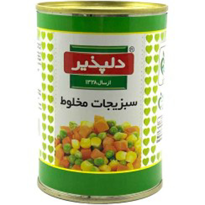 تصویر از کنسرو سبزیجات مخلوط دلپذیر