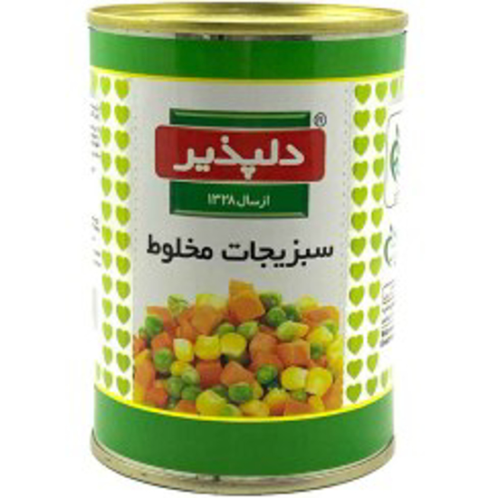 تصویر از کنسرو سبزیجات مخلوط دلپذیر