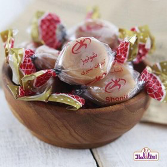 تصویر از شکلات فله آبنبات شیری شونیز